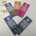 Quad Seal Matte Finished Foil Pouch Packaging Side Gusset Coffee Bag With Valve