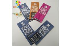 China Quad Seal Matte Finished Foil Pouch Packaging Side Gusset Coffee Bag With Valve supplier