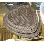 High Quality PP Rattan Heart Shape Storage Basketry for sale