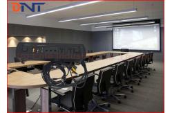 China Conference Desk Mounted Power Sockets With USB / RJ45 / VGA Connection Cables supplier