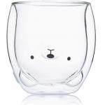 300ml Double Wall Insulated glass Custom Drinking Cups Macchiato Espresso For Office