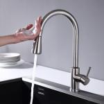 Touch Sensitive Kitchen Bar Faucets Deck Mounted IPX5 Safe Protection for sale