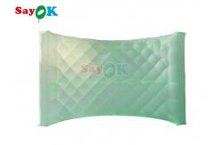 China White LED Lights Inflatable Photo Booth Curved Wall For Inflatable Exhibition Stands supplier