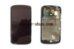 China Black Cell Phone LCD Screen Replacement for LG E960 Nexus 4 supplier