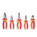 VDE insulated handles hand tool set HRC 62 combination pliers side cutting pliers long nose pliers insolated tools Eccentric Labor-saving for sale