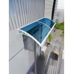 Weather Resistant Polycarbonate Window Awning with Plastic or Aluminum Awning Bracket