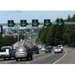 Outside Reflective P25 Variable Message Signs Multiple Control Mode / Wireless Connection for sale