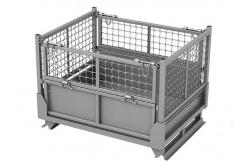 China Stackable Steel Collapsible Pallet Cage Stillage Container Manufacturers supplier
