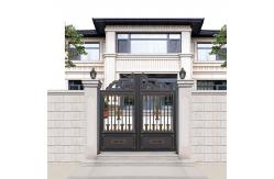 China Ornament Powder Coating Sliding Swinging Open Style For Durable Aluminum Alloy supplier