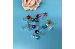 China 2ml Capsule Packaging Bottles Hot Stamping 11mm Small Pill Jars supplier