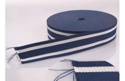 China Eco - Friendly Jacquard Elastic Band Polyester Webbing Tape For Luggage supplier