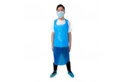 China Customized Disposable Plastic Aprons Waterproof Kitchen Apron PE Apron supplier