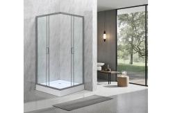 China Sliding Opening European Shower Enclosure With Alum Frame supplier