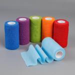 White Blue Yellow Hypoallergenic Medical Adhesive Elastic Bandages for sale