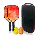 15mm Pickle Ball Rackets Glass Fiber Surface Pickleball Paddle And Ball Set for sale