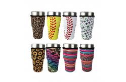China 30OZ Tumbler Cup Holder Insulated Silicone RTS Solid Neoprene Cup Sleeves supplier