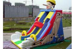 China 2018 Hot Sale Inflatable Bear Water Slide With Double Lanes With Pool supplier