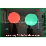 190 D Nylon Cloth Windproof LED Inflatable Ball , Promotion Inflatable LED Balloon for sale