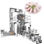 VFFS Vertical Weighing Filling Machine Frozen Food Broiler Wing Chicken Leg Duck Neck Packing Machine for sale