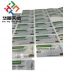 Digital Printing Flat Bottle Vial Custom Adhesive Labels Waterproof