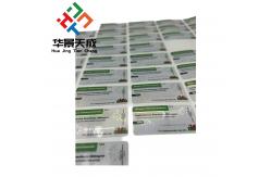 China Digital Printing Flat Bottle Vial Custom Adhesive Labels Waterproof supplier