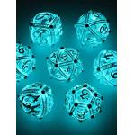 Polyhedron Dungeons and Dragons in the Dark DND Resin Dice Custom Sharp for sale