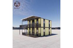 China Customized 20ft Prefab Flat Pack Container House With Ceramic Tile Flooring supplier