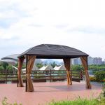 Sling Garden Folding Outdoor Gazebos Rust Proof Treatment for sale