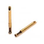 Gold Plating Brass CNC Machined Pins High Precision Copper Pin Connector