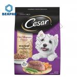 Printed Pet Food Packaging Flat Bottom Pouch Non Delamination for sale