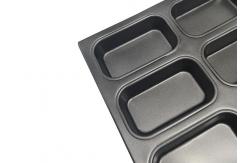 China RK Bakeware China Foodservice Nonstick Rectangle Square Industrial Cake Baking Tray supplier