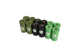 China Poop Pickup Biodegradable Dog Bags Leakproof With Handles supplier