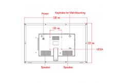 China High Definition RK3399 21 Inch Android Tablet / All In One Touch Screen Computer supplier