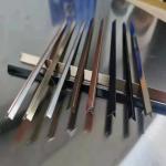 0.65mm Thickness 304 Stainless Steel Tile Trim Customized Size for sale