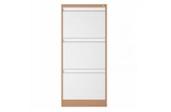 China Anti Tilt Gray Goose Handle Multidrawer Vertical Filing Cabinet supplier