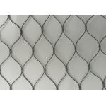 SUS304 Black Oxide Wire Rope Mesh 1.2mm-4.0mm Ferruled And Knotted Type for sale