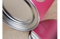 China Pink Metal Milk Lids Composite Paper Can For Seed / Crafts / supplier