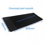 Nonslip Rubber Base Wireless Charging Mouse Pad Waterproof For Desktop for sale