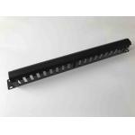 21 Inch Horizontal Cable Management , 1U Network Wire Management RoHS Comply for sale