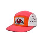 Duck tongue cap color patchwork 5-page panel camper cap flat brim for sale