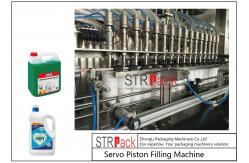 China Automatic Linear Servo Piston Paste Filling Machine 10 Heads For Viscou supplier