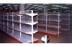 China Adjustable Rivet Boltless Steel Shelving For Supermarket Easy Assembly supplier