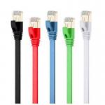 Oxygen Free Cat7 Network Cable 10 Gigabit Shielded RJ45 for sale