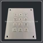 Custom 12 Key Keyboard , Metal Digital Access Control Keypad Water - Tight for sale