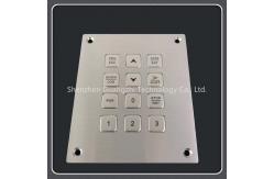 China Custom 12 Key Keyboard , Metal Digital Access Control Keypad Water - Tight supplier