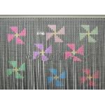 1.9 MM Wire Room Divider Chain Link Curtain With Logo And Pattern