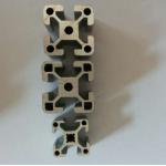 Clear / Silver Extrusion Industrial 6005 Aluminum Profile , Aluminium Extrusion Profile For Assembly Line for sale