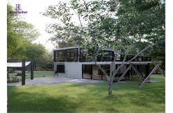 China Modern Prefabricated Modular Home Two Story Villa Style With Stackable Features supplier