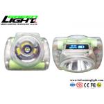 15000lux 232lum Portable Mining Headlight With OLED Time Display for sale