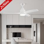 Low Profile DC110V Dimmable LED Ceiling Fan Reversible Quiet DC Motor